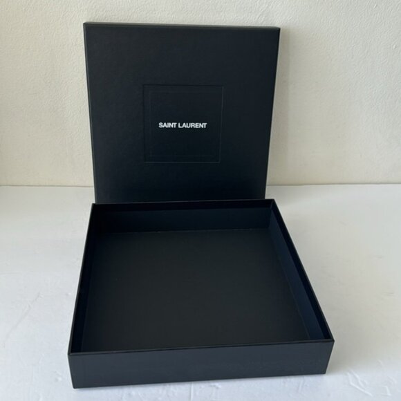 Ysl Black Original Empty Box 10" x 10" x 2" New - Picture 7 of 8